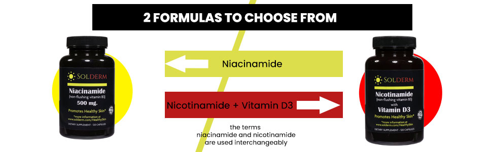niacinamide and nicotinamide