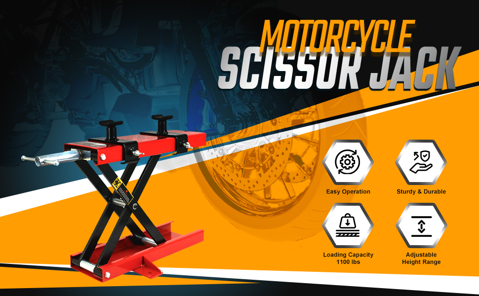 Motorcycle Center Scissor Lift Jack