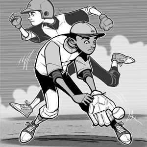school sports teen stories diversity life lessons Jake Maddox perseverance athletes graphic novels