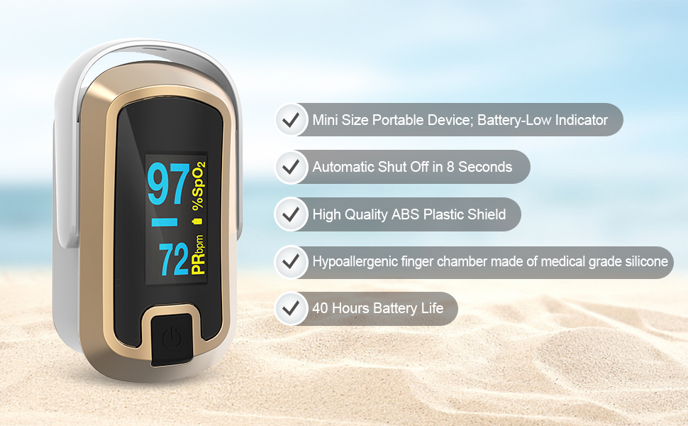 PULSE Accurately measures your pulse rate as beats per minute