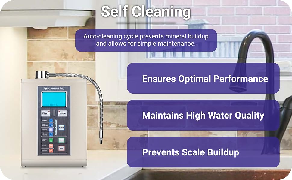 Aqua Ionizer Deluxe 7.5 | Self Cleaning