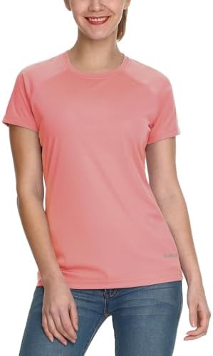 baleaf Women's UPF 50+ UV Protection Shirts Short Sleeve T-Shirts SPF Sun Shirts Quick Dry Outdoor Performance Tops Pink Size S