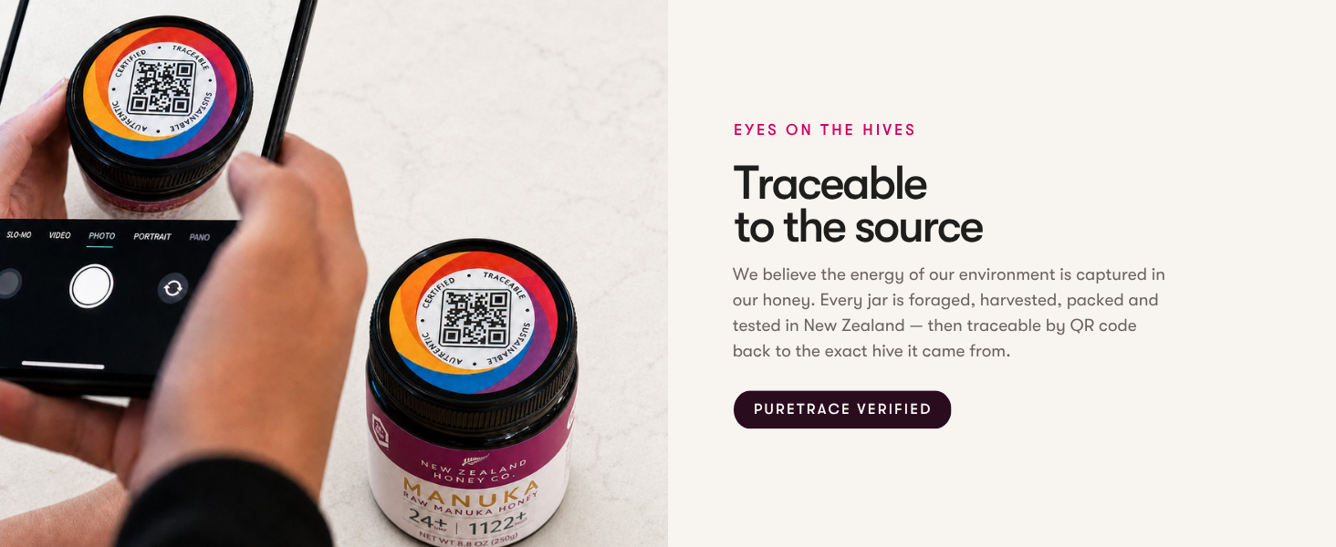 traceable from the hive to your home