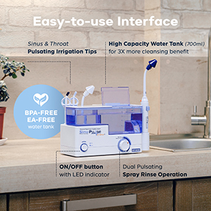 SinuPulse Elite, Sinus Rinse, Nasal irrigation, Sinus Irrigation, Neti pot, nasal wash, saline rinse