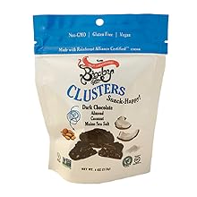 dark chocolate covered almond coconut sea salt