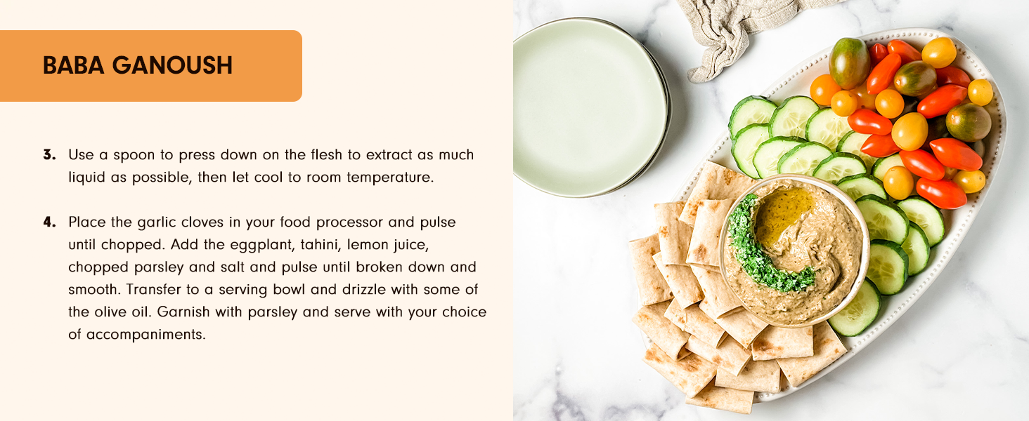 Joyva Baba Ganoush Recipe Directions