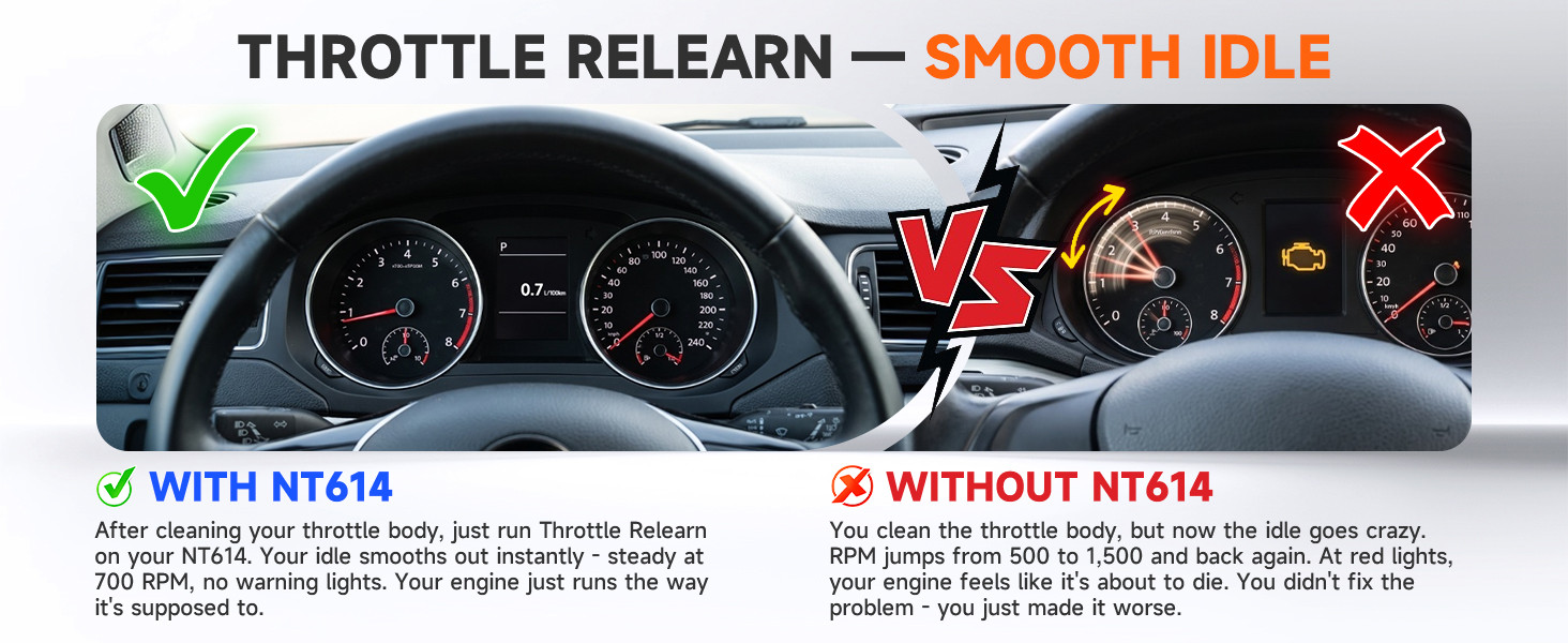 car scanner diagnostic throttle reset