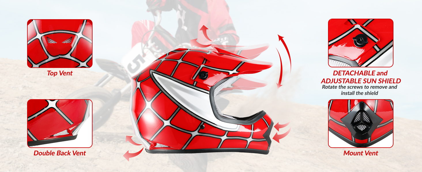 well ventilated detachable adjustable