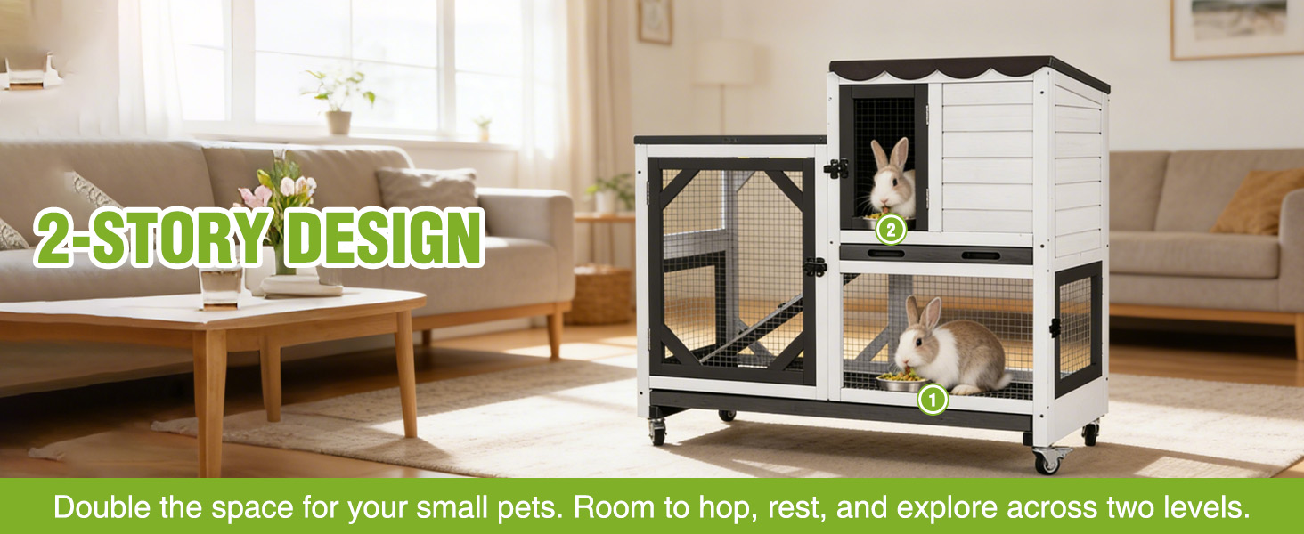 2-Story Rabbit Hutch