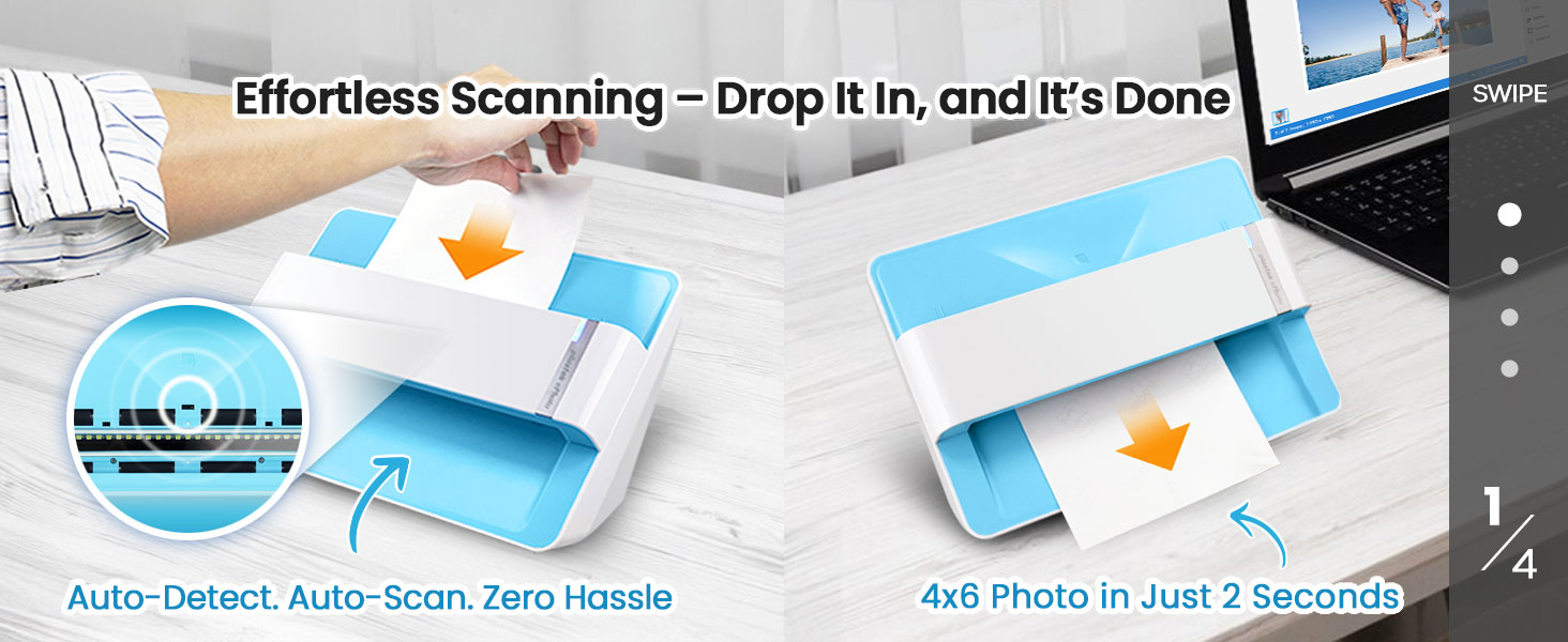 Efforless scanning