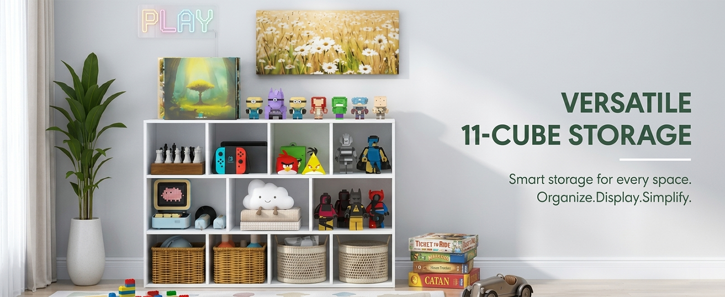 VERSATILE 11-CUBE STORAGE