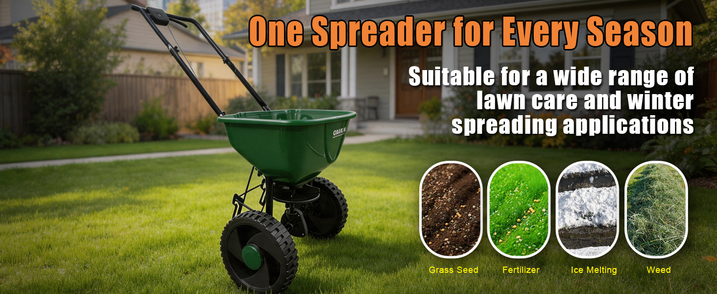 One Spreader for Every Season