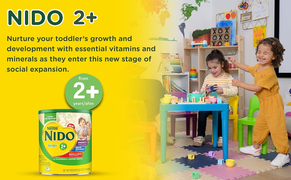 Nido 2+ toddler growth and development