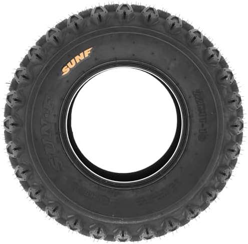 [Set of 2] SunF 22x11-10 22x11x10 ATV UTV Tires 4 Ply Golf Cart Lawn Mower Quad G003 [ Rim(s) NOT included ]