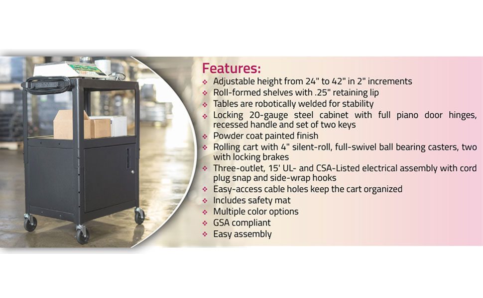 av utility cart
