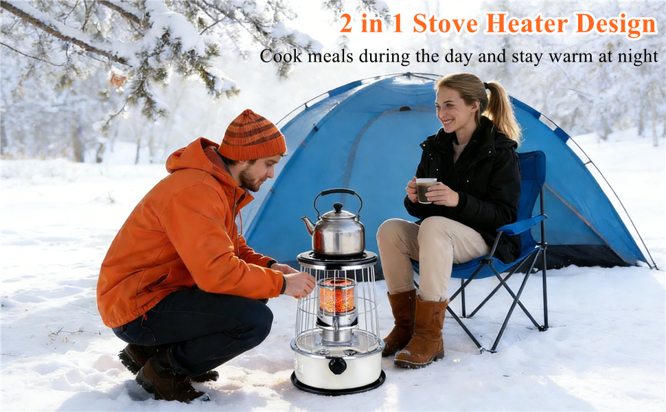 Indoor Kerosene Heater, 12000BTU Portable Kerosene Heater