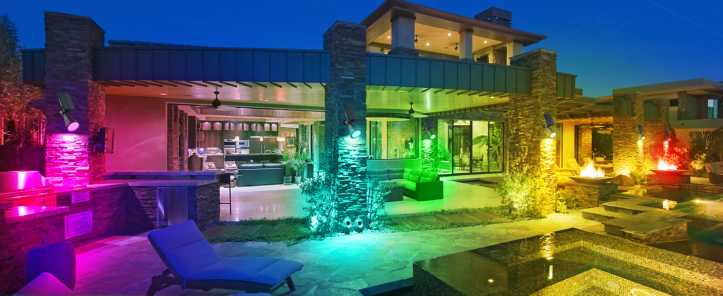solar spotlights for yard