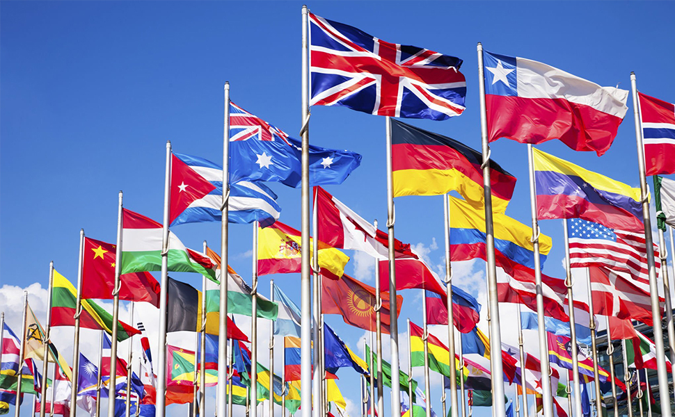 world flag banner