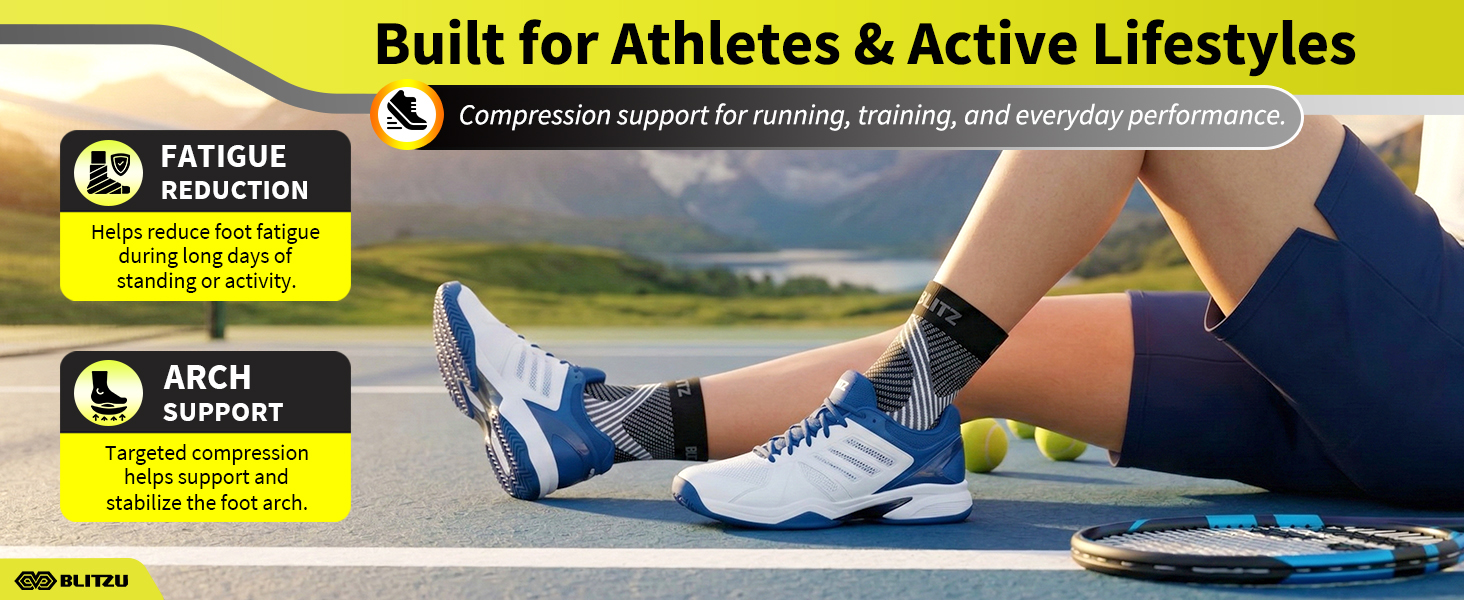 Ankle Brace Foot Compression Socks Sleeves Toeless Footless plantar fasciitis Tendonitis Arthritis