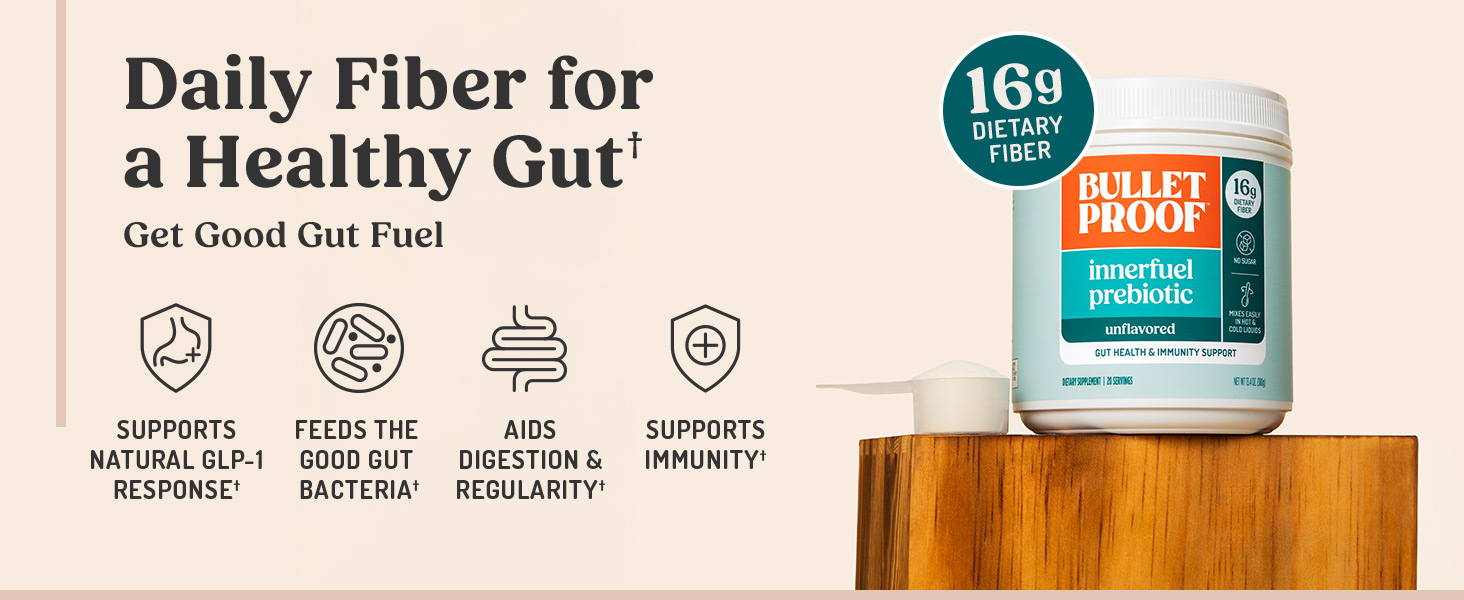 Daily fiber for a healthy gut