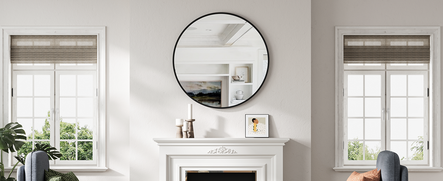 round mirrors for wall decor