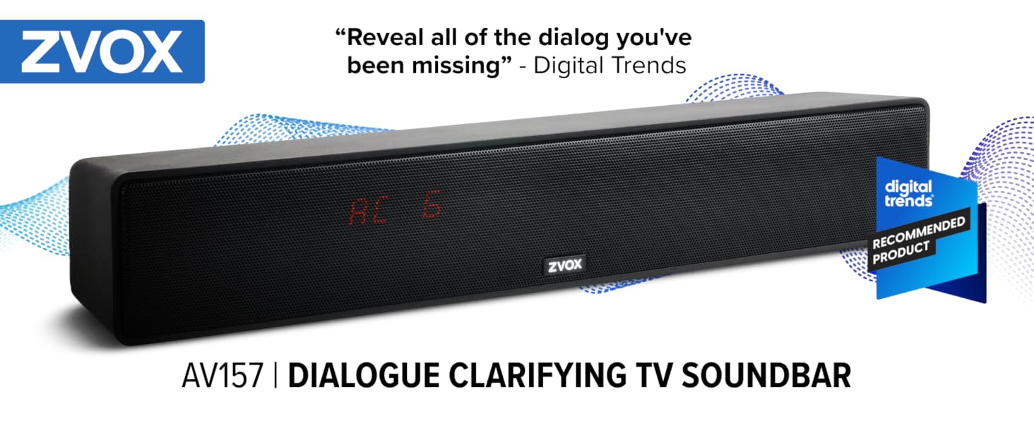 dialogue clarifying TV soundbar