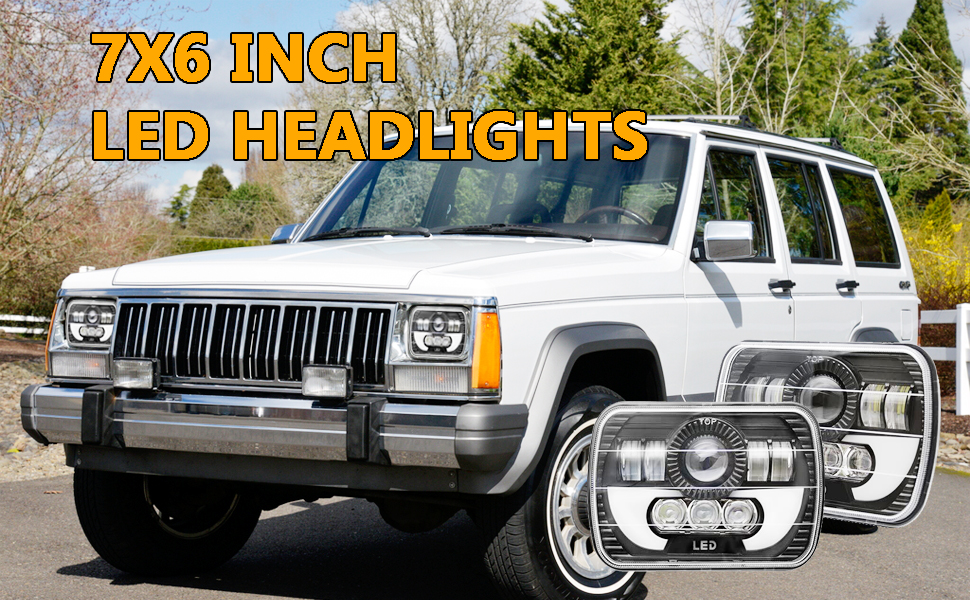 7X6 INCH LED HEADLIGHTS