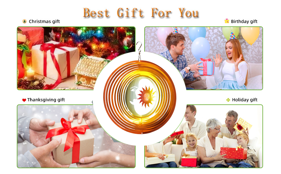 FONMY Hanging Wind Spinner-Best Gift for Any Occasion