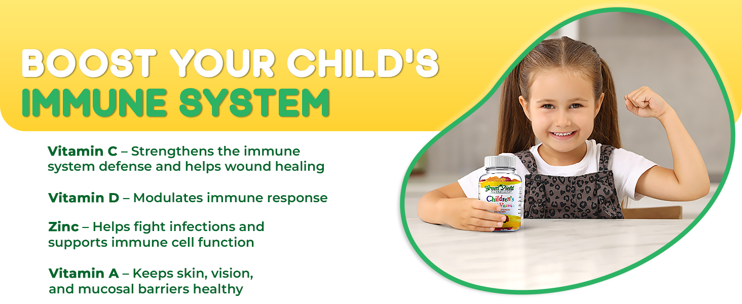 kids multivitamin gummies vitamin c chewable halal gummies for Immune support