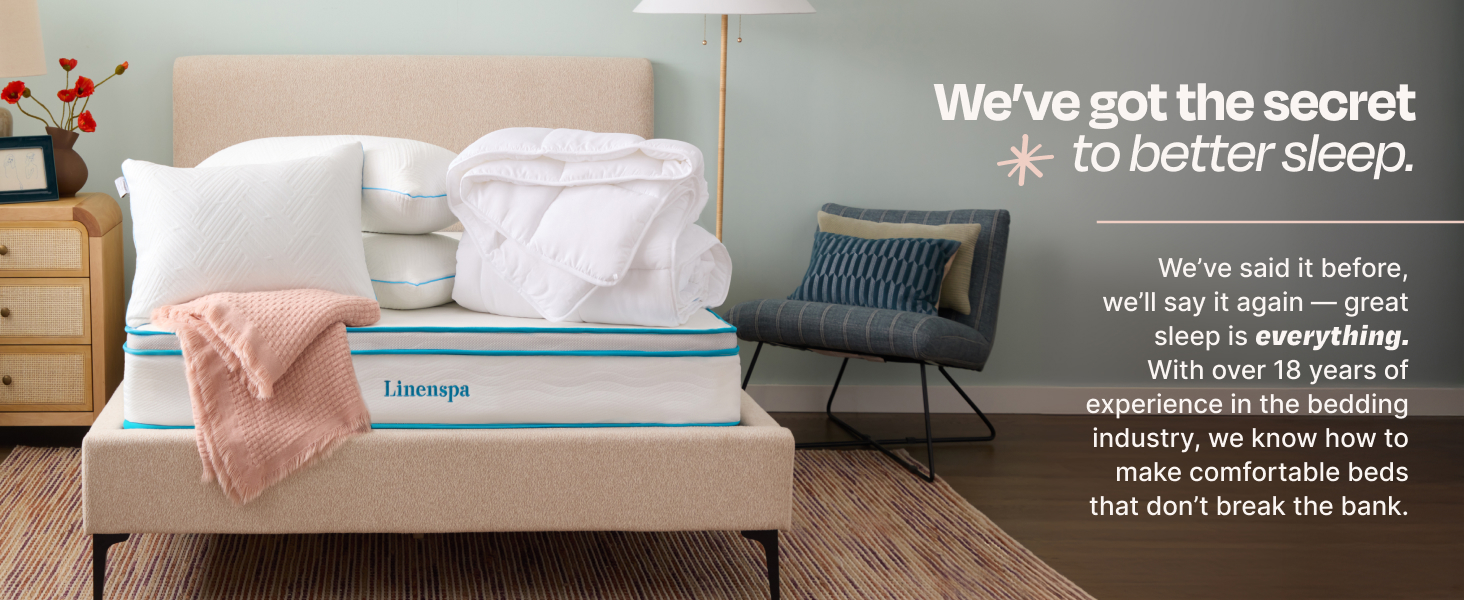 Linenspa has the solution to better sleep