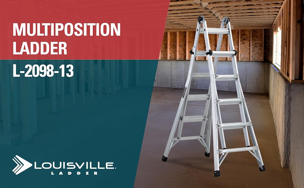 louisville ladder 13 ft multiposition ladder