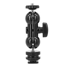 Dual-Ball Head Hot-Shoe Mount