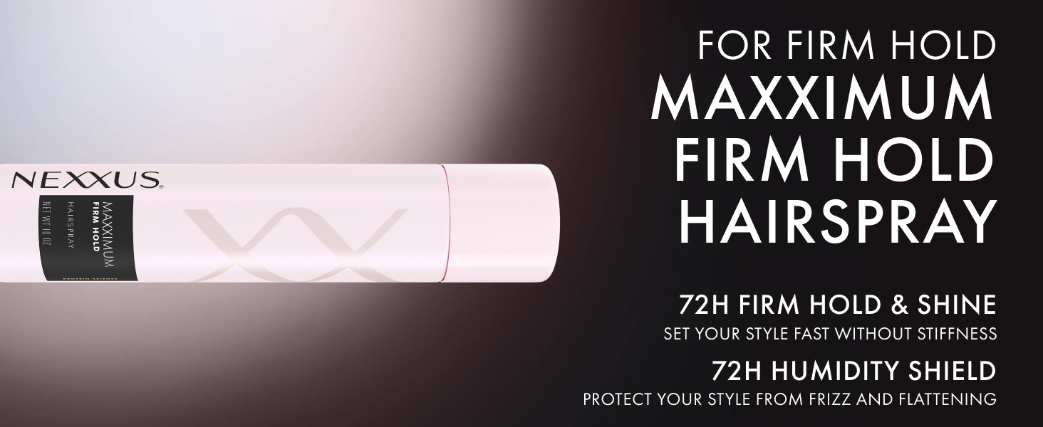 Product bottle with a monochromatic background next to text highlighting its benefits.