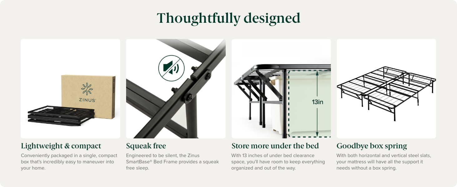 SmartBase Tool-Free Assembly Mattress Foundation