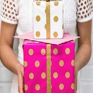 stack of presents