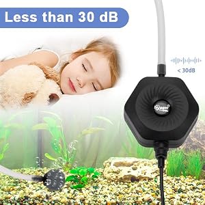 quiet air pump aquarium