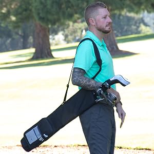 Man Carrying 5 Inch Sunday Bag