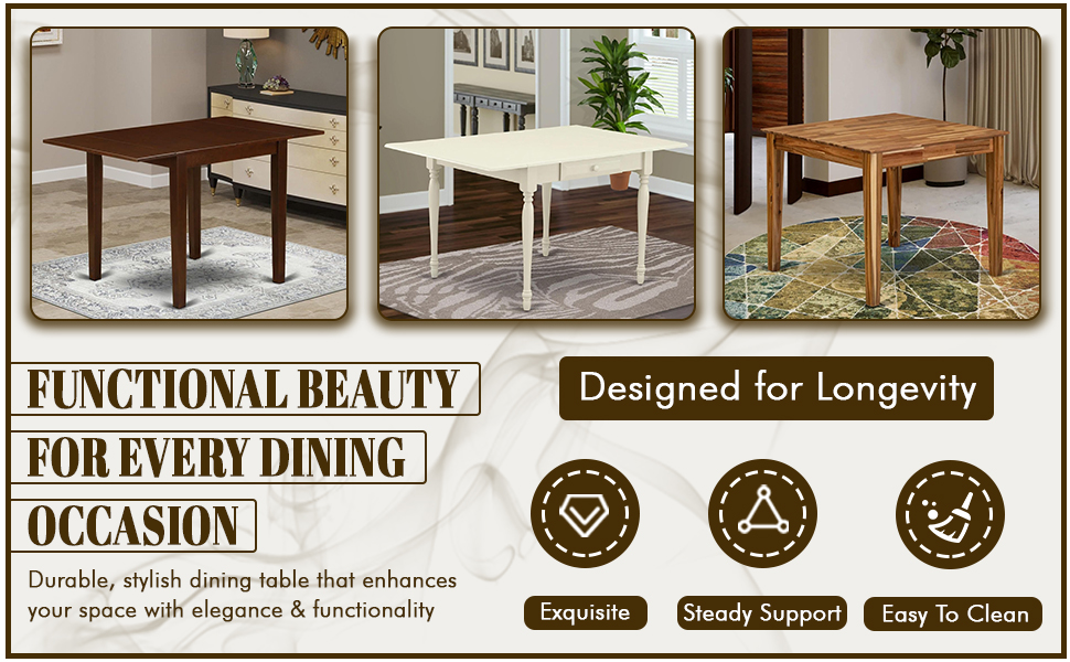 Dining Set Includes a Rectangle Xtenczar Dining Table