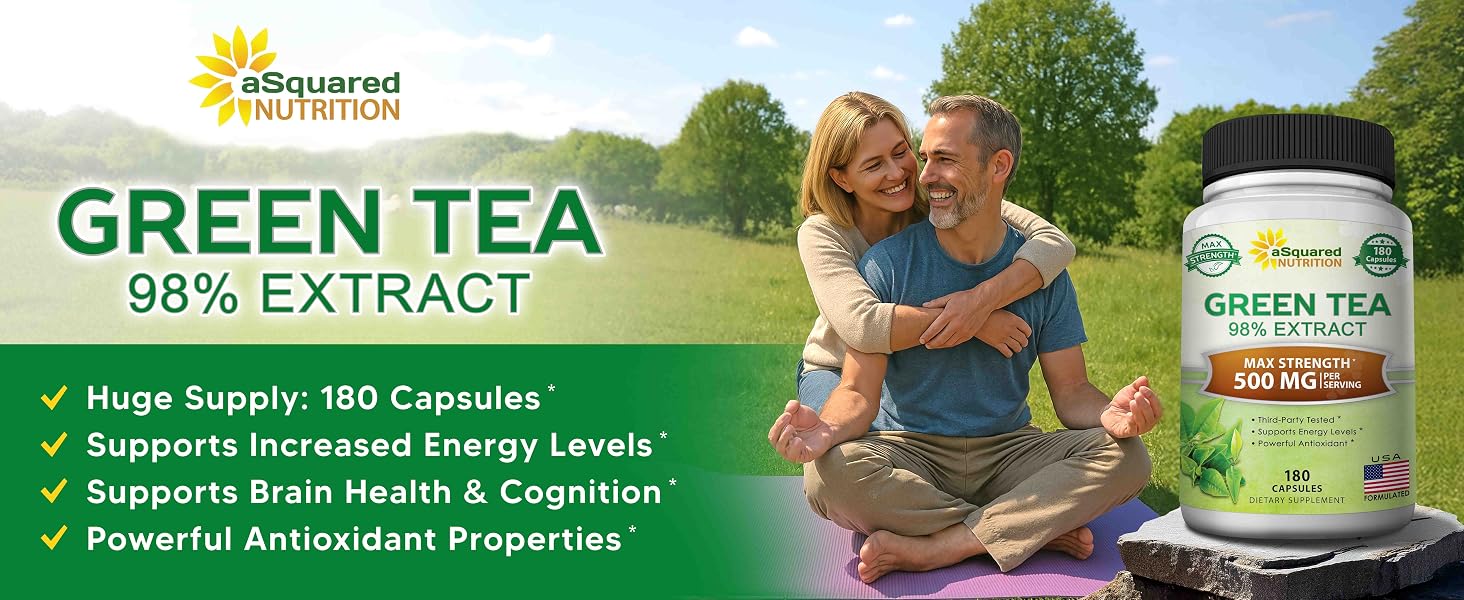 green tea extract supplement egcg catechins antioxidant energy support immune detox