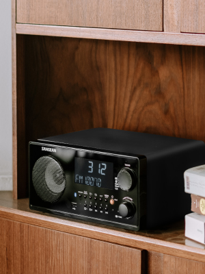 SANGEAN WR-22 Tabletop Bluetooth Radio 3-Inch 7W Full Range Speaker With Enlarged Magnet