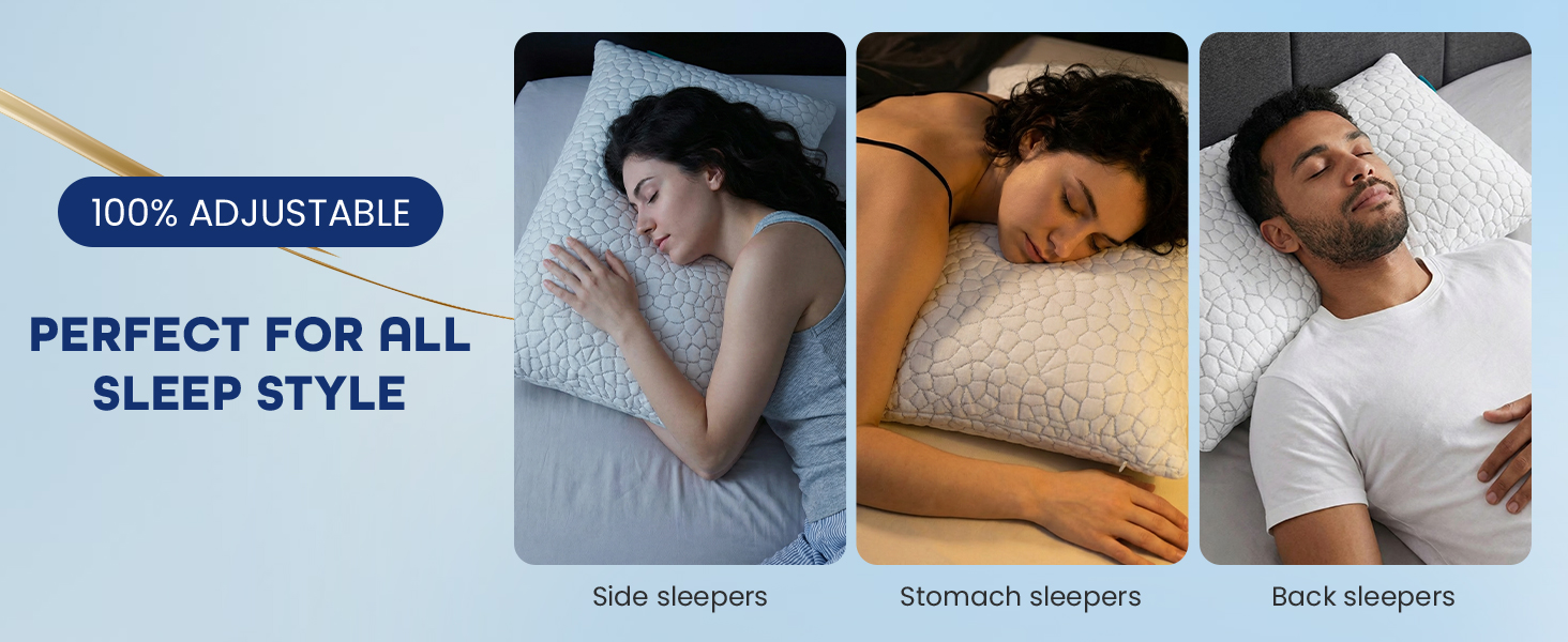 pillows for side back stomach sleepers