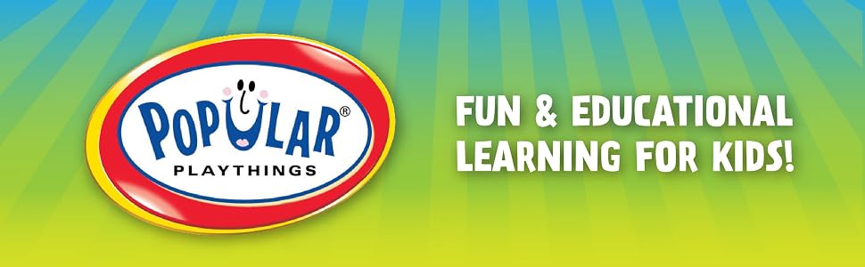 Popular Playthings Logo. Fun &amp;amp; Educational Learning for Kids!