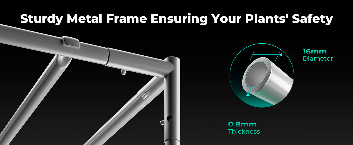 STURDY METAL FRAME