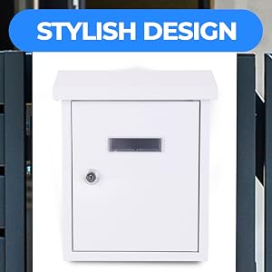 SereneLife Weatherproof Wall Mount Locking