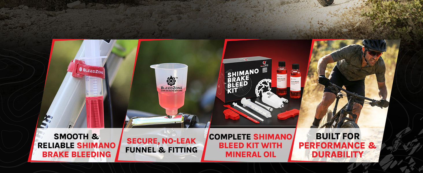 bike disc brake bleed kit mineral oil fluid service set for mtb brakes