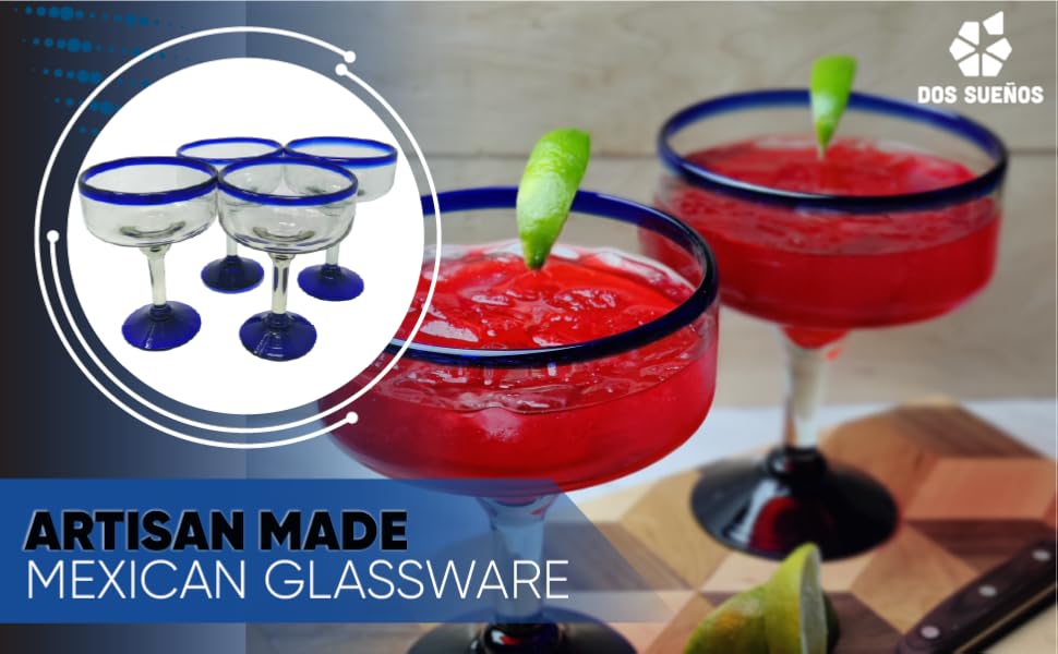 margarita glasses mexican glassware