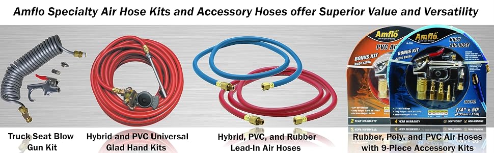 amflo accessory hoses and kits
