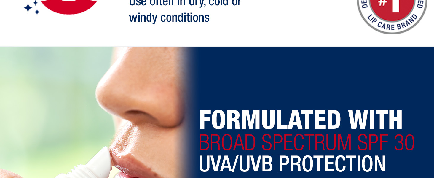 Formulated with broad spectrum SPF 30 UVA/UVB protection