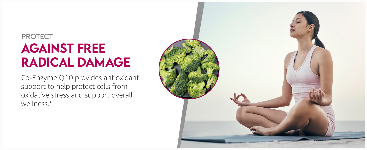 Woman meditating to represent antioxidant and wellness support