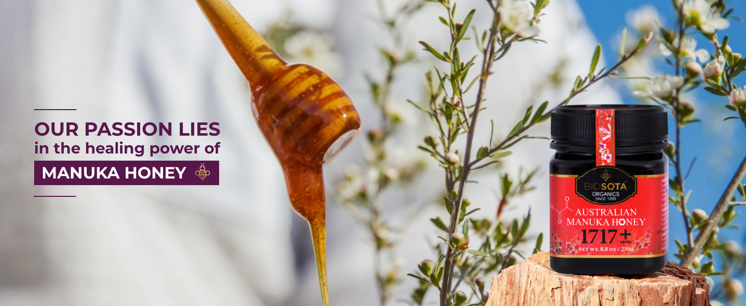 Biosota Australian Manuka Honey MGO 1717+